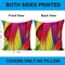 18 x 18 inches Rainbow Colorful Cushion Covers Abstract Crayon Throw Pillow Case Cover Set of 4 (Colorful) for Sofa Car Cousion Bed